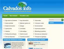 Tablet Screenshot of calvados.info