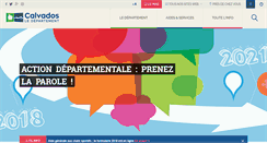 Desktop Screenshot of calvados.fr